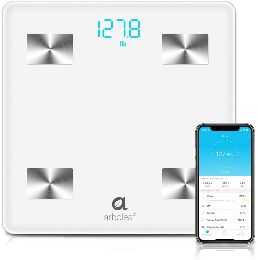 Lucario Body Fat Scale, Bluetooth Personal Scales Body Analysis