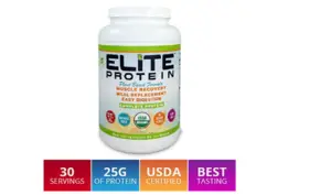 elite organic plan based protein powder