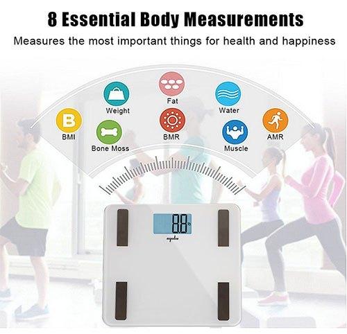 Available metrics on the eqoba smart scale