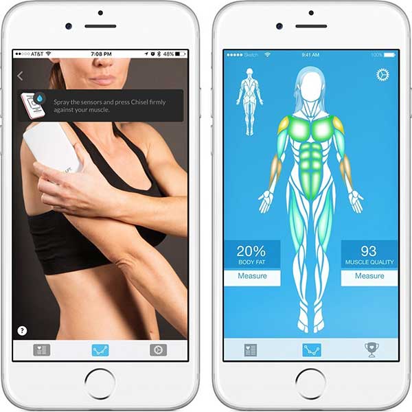 Skulpt smartphone app IOS