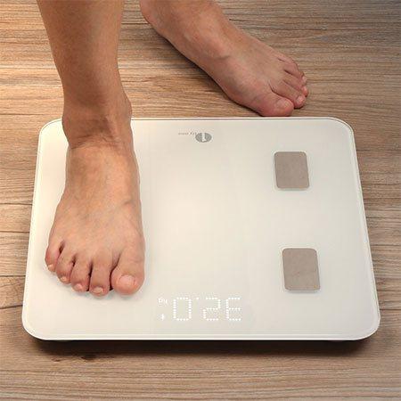 1byone Bluetooth Body Fat Scale with iOS and Android App Smart Wireless  Digital Bathroom Scale for Body Weight, Body Fat, Water, Muscle Mass, BMI