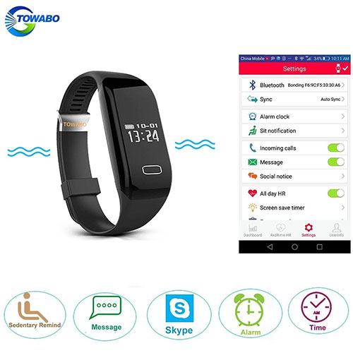 Towabo's app for the fitness tracker