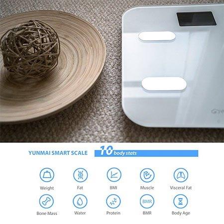 body metrics measured by the yunmai color scale