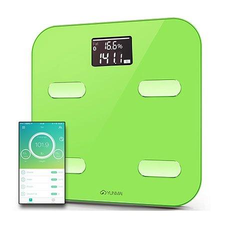 Yunmai smart scale in green color